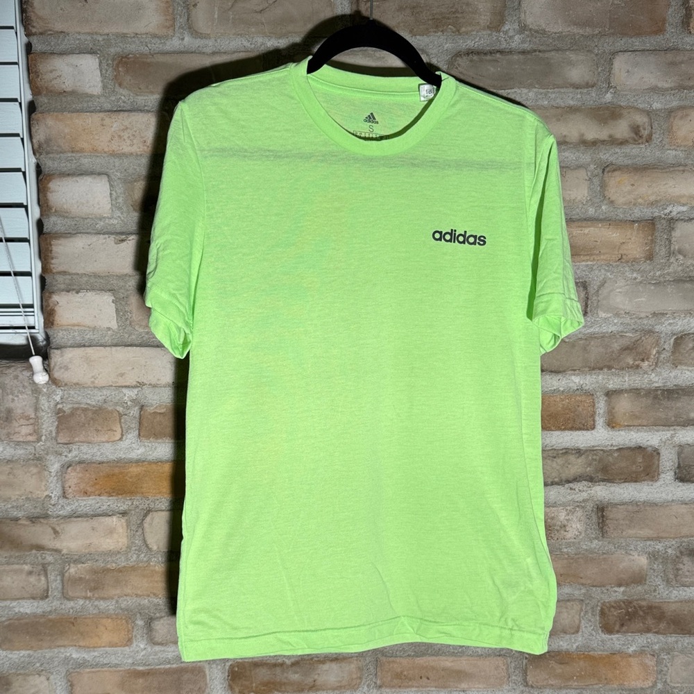 Adidas Men's Neon Green Tee